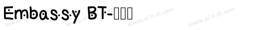 Embassy BT字体转换